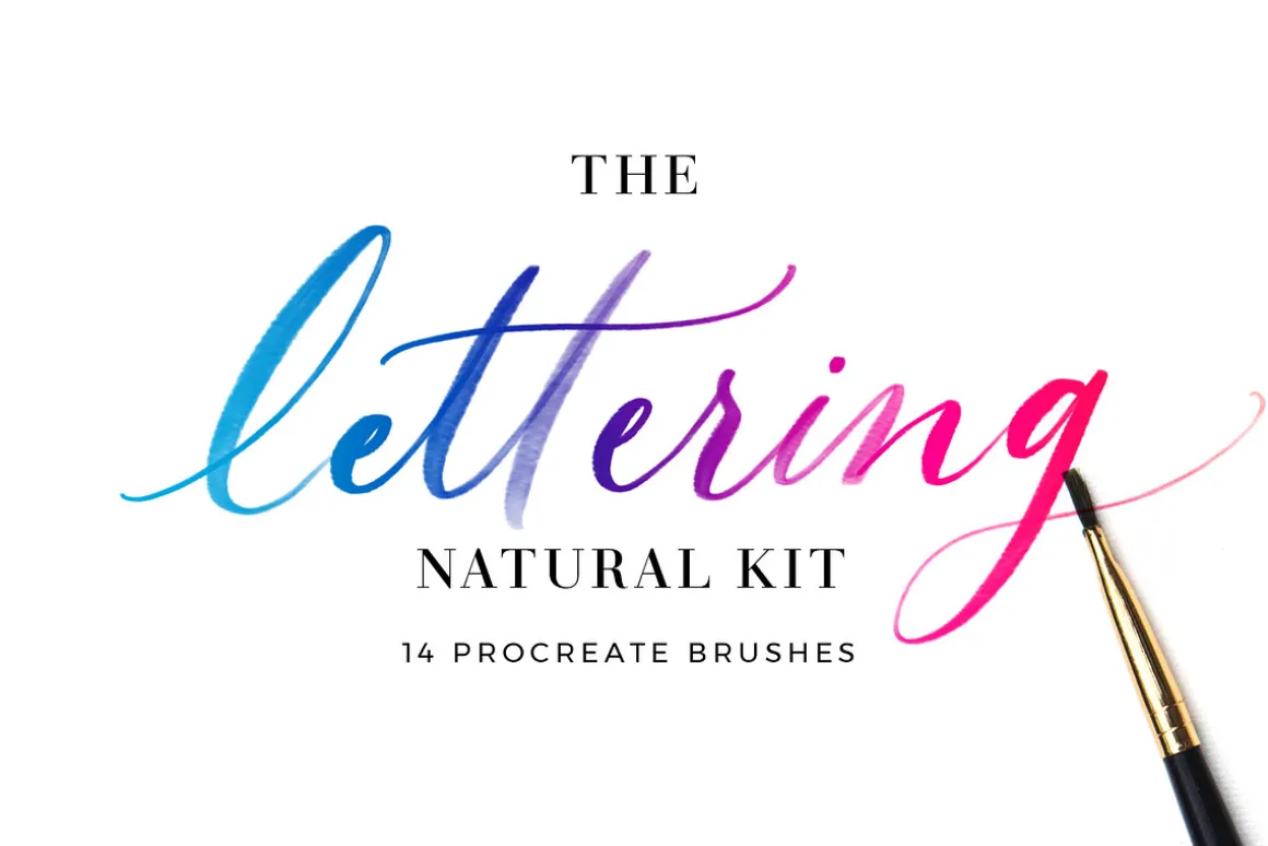 Procreate Lettering Brush Bundle