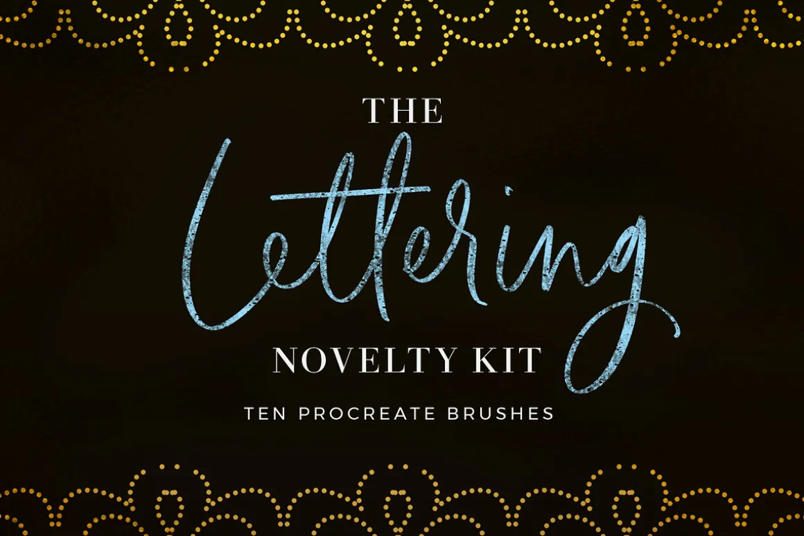 Procreate Lettering Brush Bundle