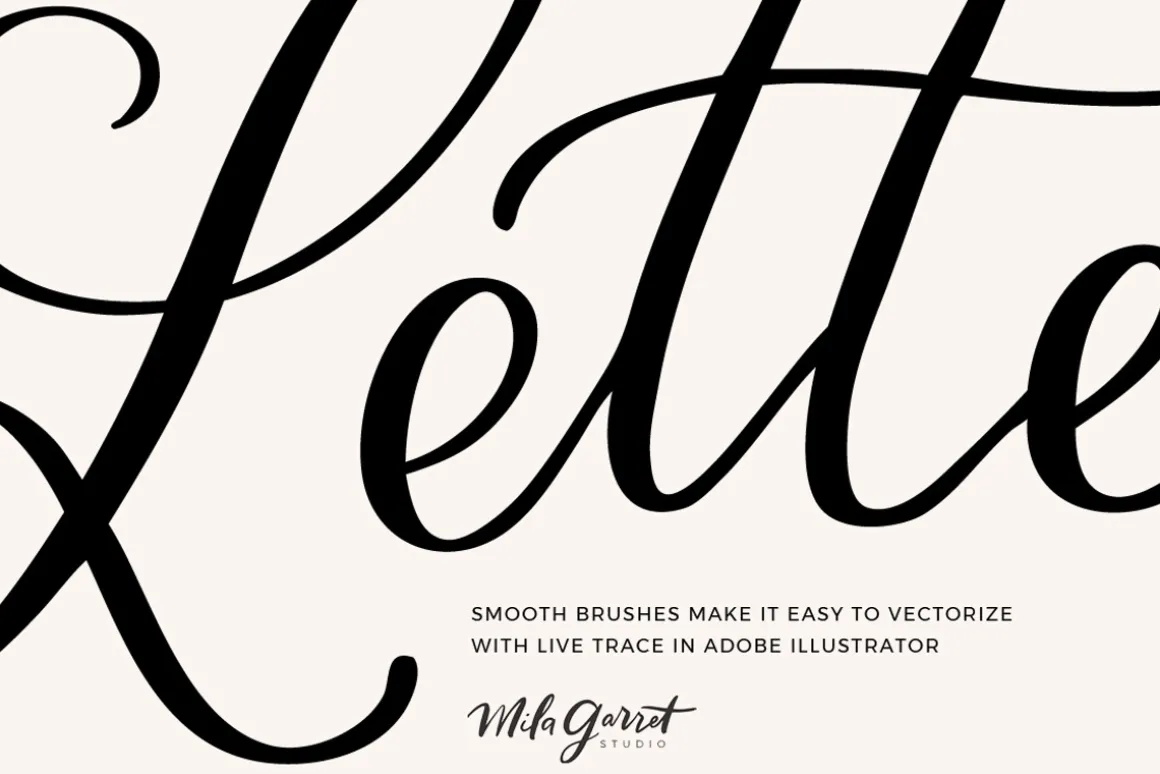 Procreate Lettering Brush Bundle