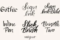 Procreate Lettering Brush Bundle
