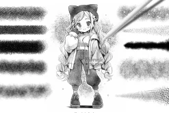Procreate Manga Cross Hatching