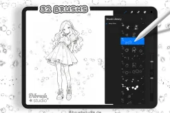 Procreate - Manga Glitter Brushes
