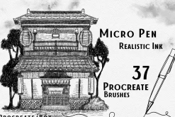 37 Procreate Micron Pen Brushes
