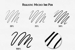 37 Procreate Micron Pen Brushes