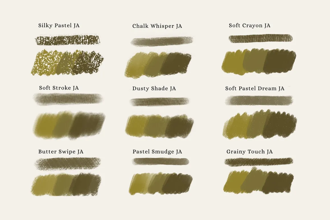 Procreate Oil Pastel Brushes