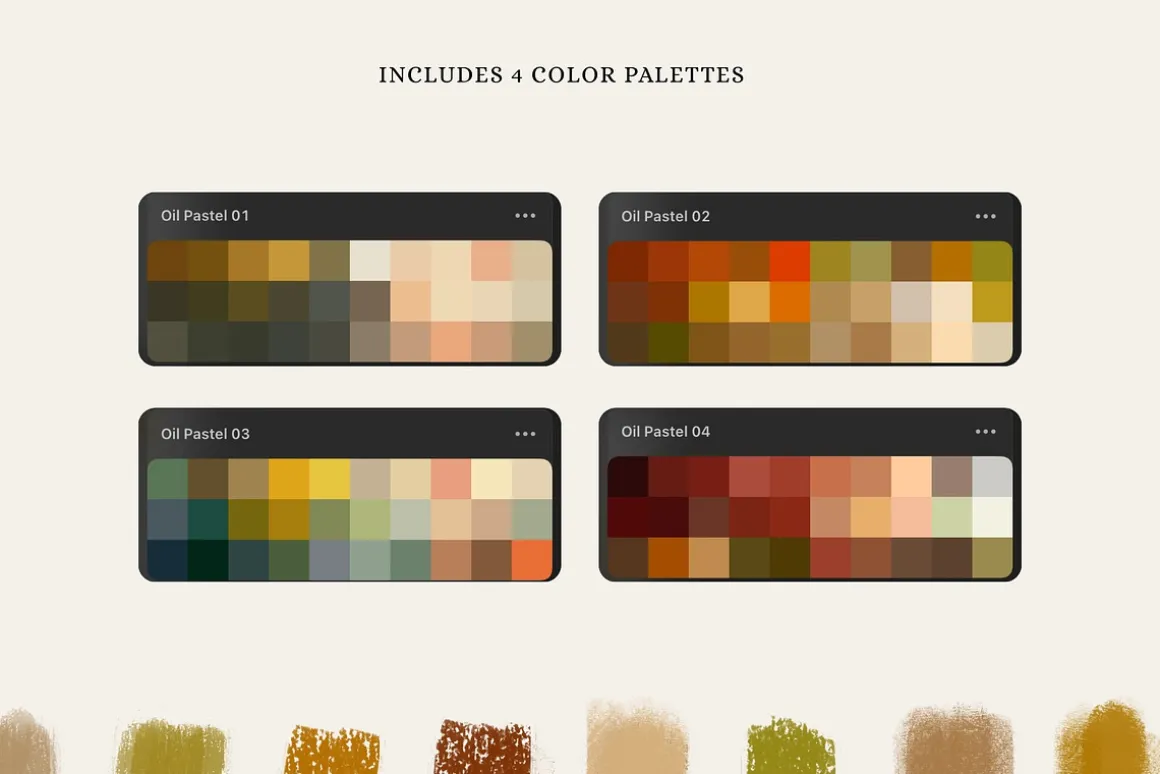 Procreate Oil Pastel Brushes