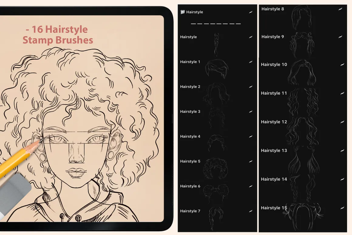 PROCREATE PORTRAIT CREATOR TOOLKIT