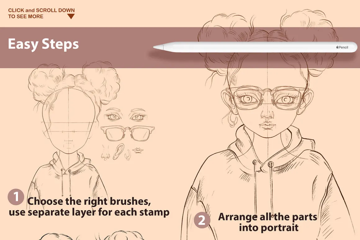 PROCREATE PORTRAIT CREATOR TOOLKIT