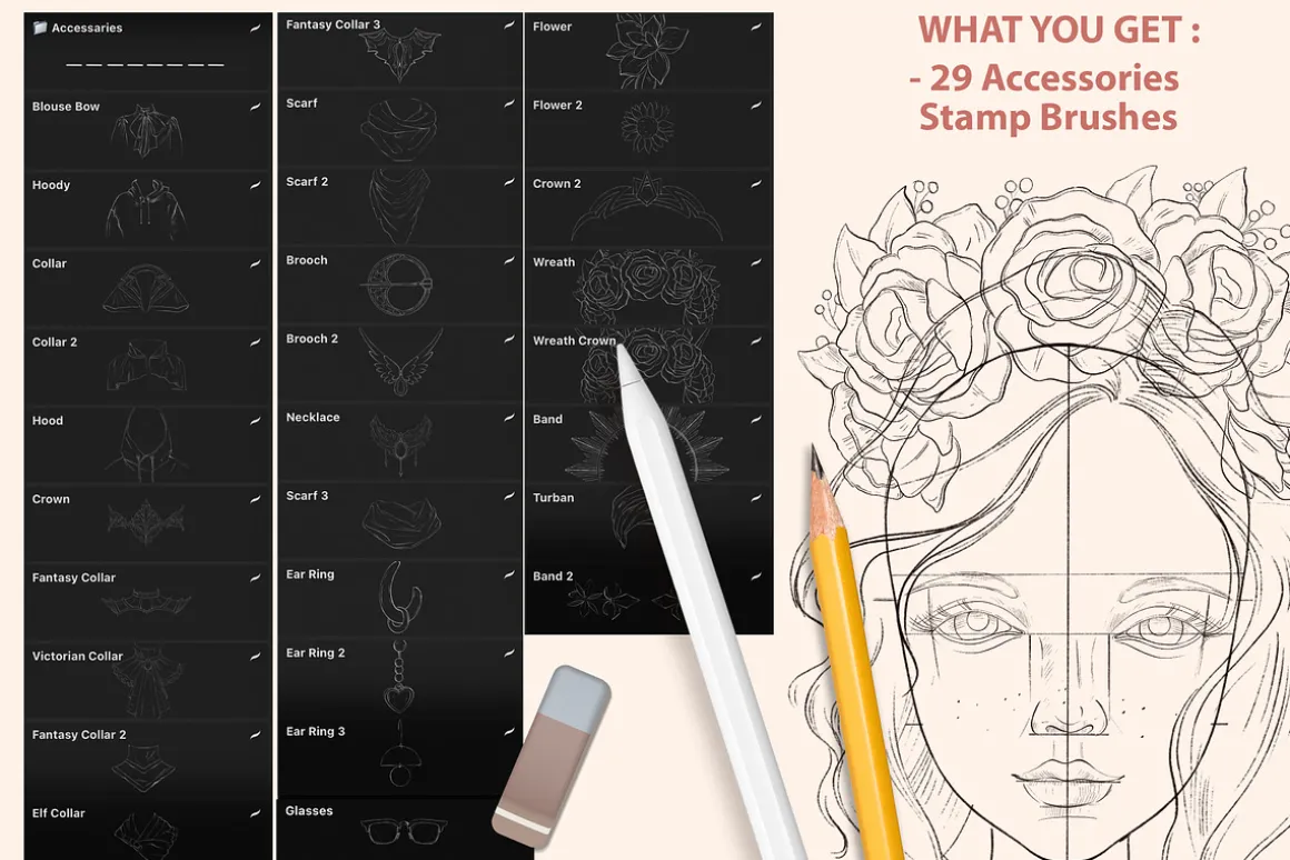 PROCREATE PORTRAIT CREATOR TOOLKIT