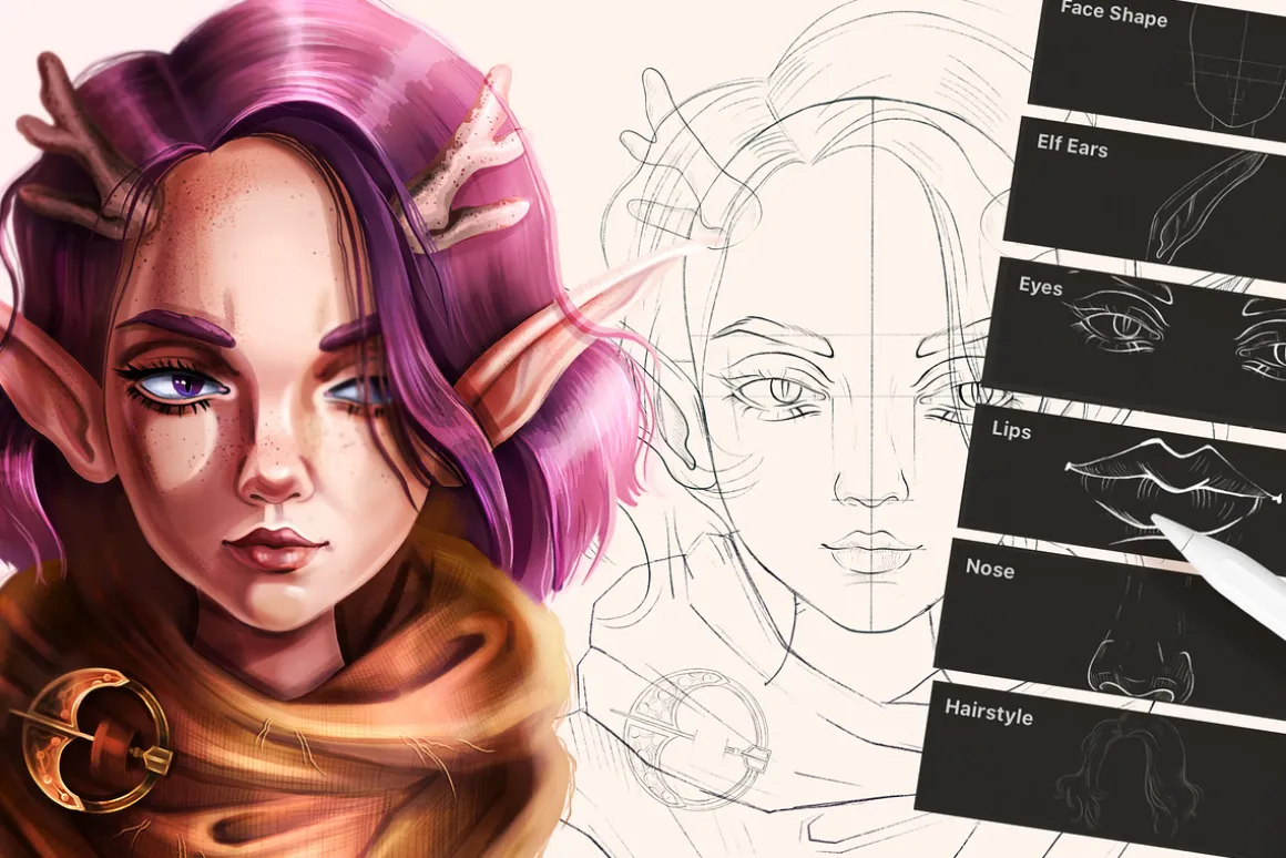 PROCREATE PORTRAIT CREATOR TOOLKIT