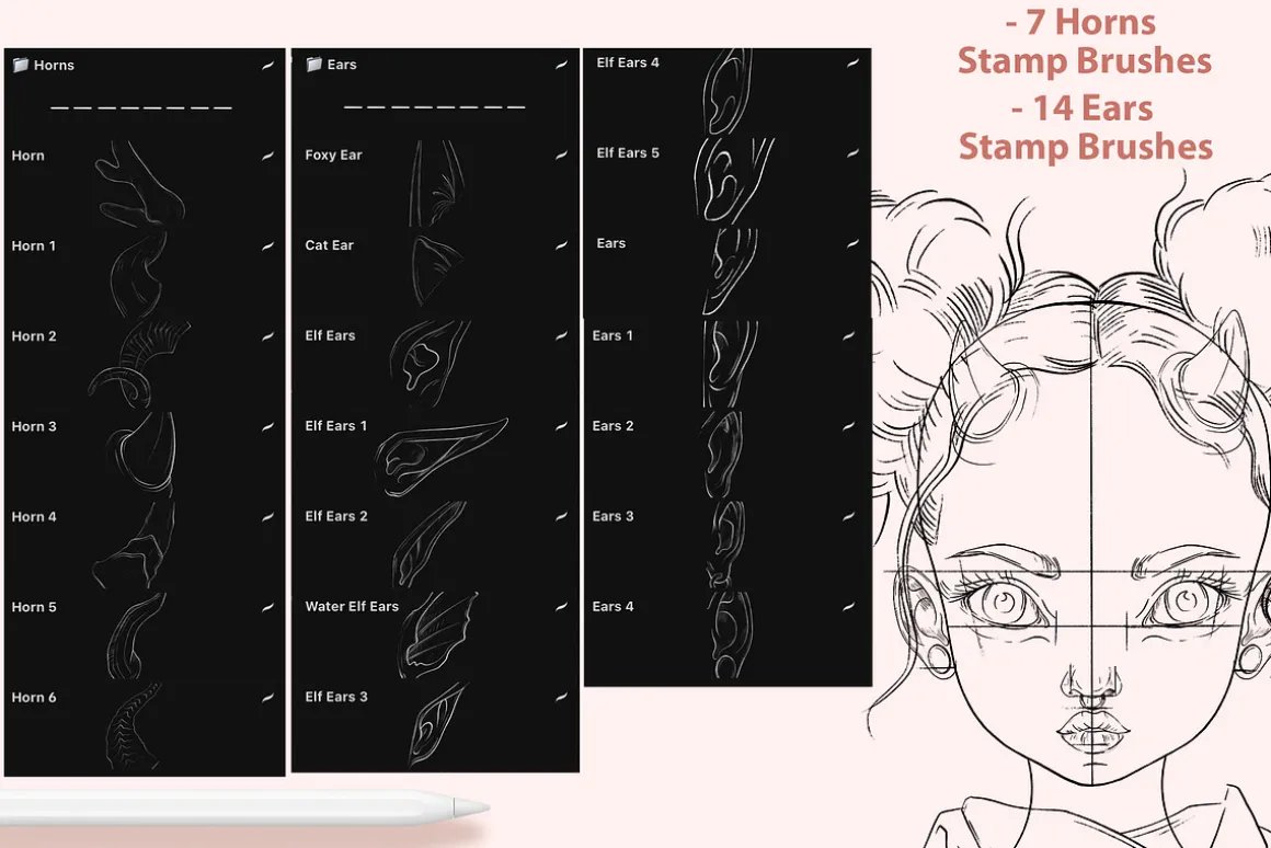 PROCREATE PORTRAIT CREATOR TOOLKIT