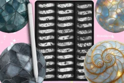 Procreate Stained Glass brushes
