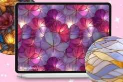 Procreate Stained Glass brushes