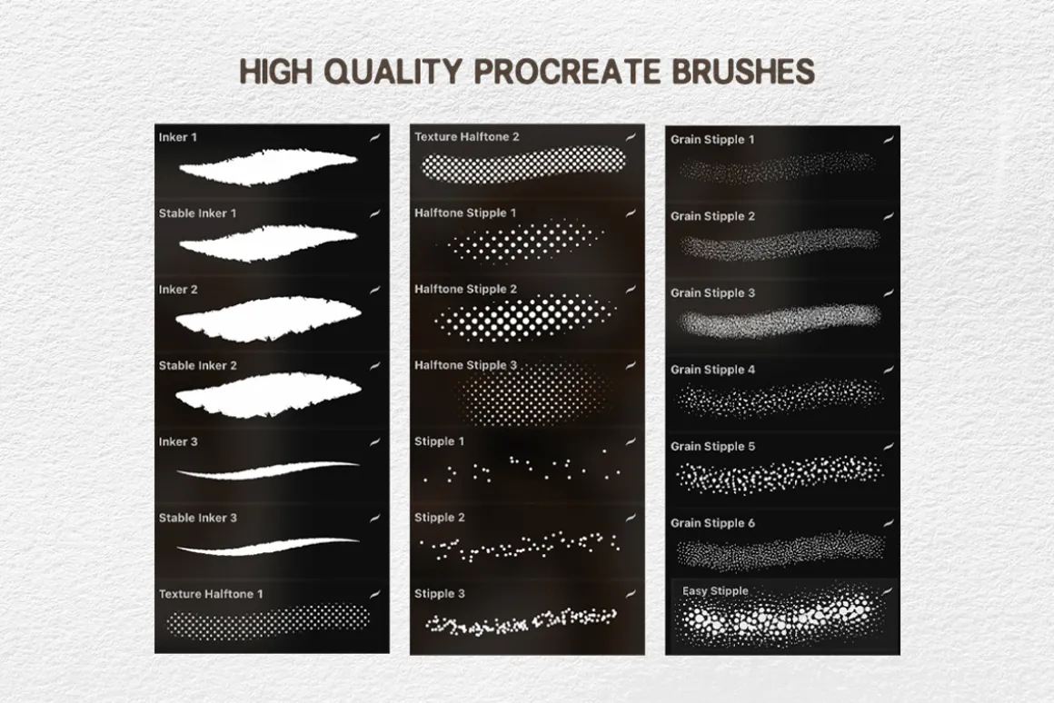 Procreate - Stipple Brushes
