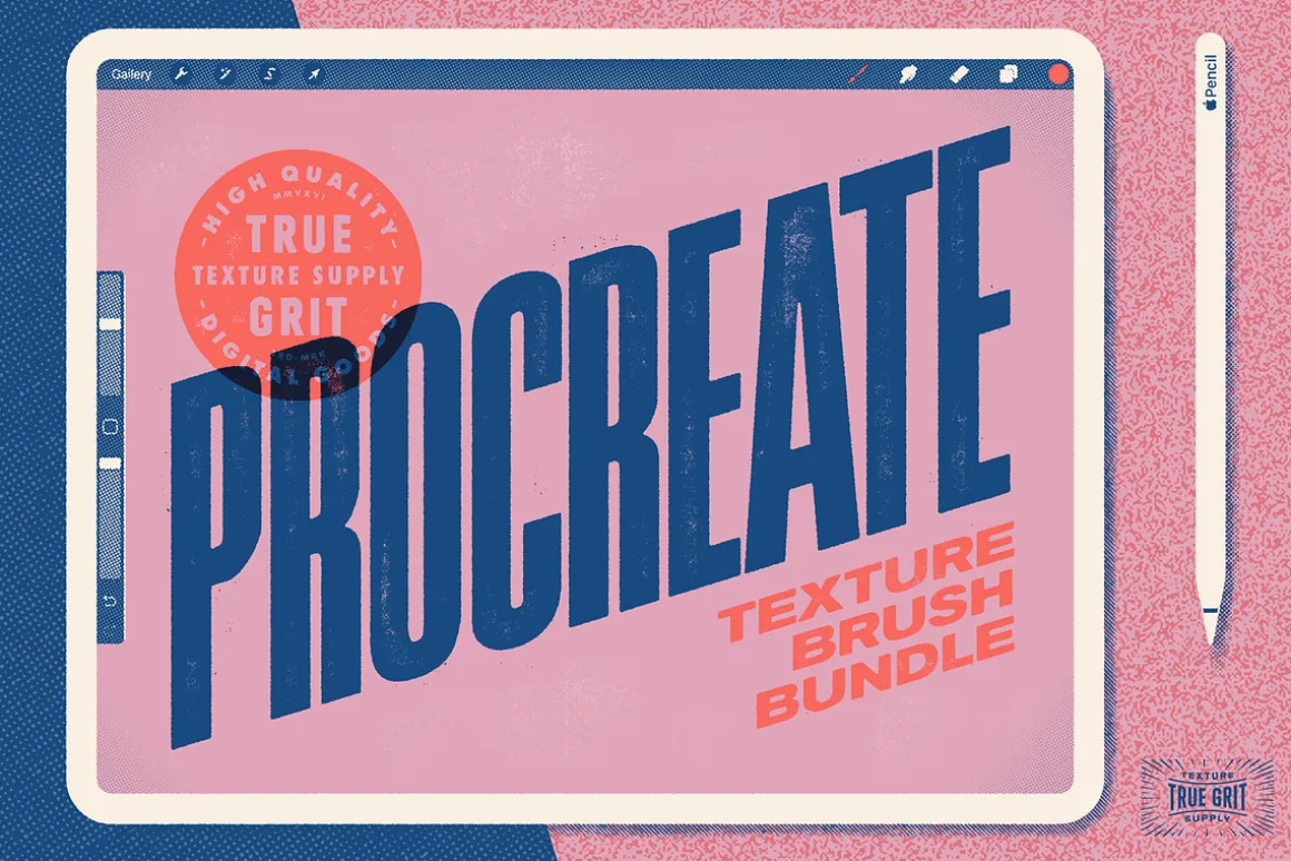 Procreate Texture Brush Bundle