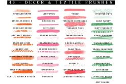 Procreate Texture brushes and stamps