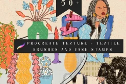 Procreate Texture brushes and stamps
