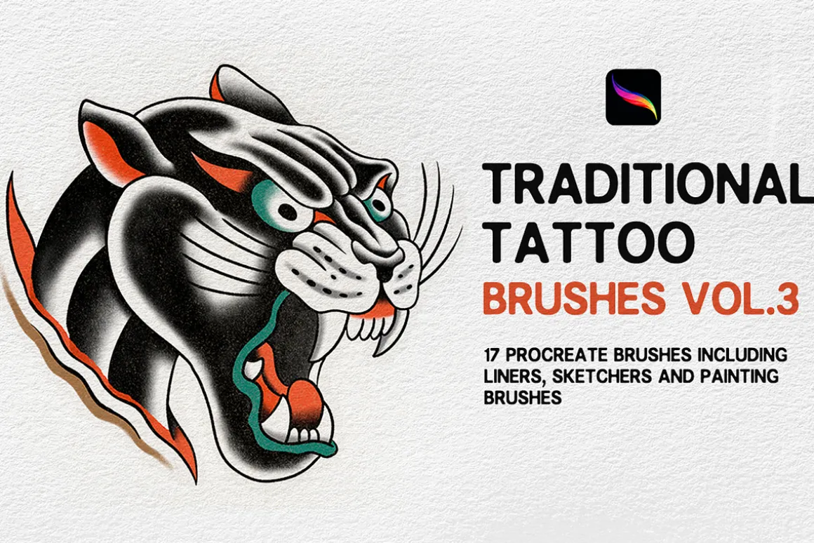 Procreate - Traditional Tattoo Brush