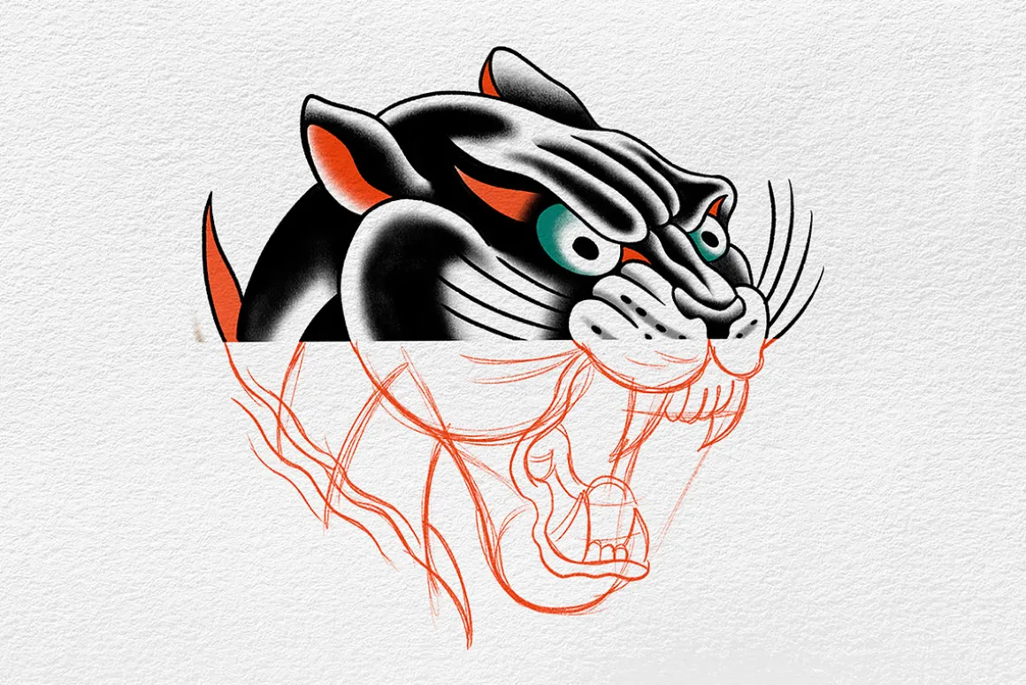 Procreate - Traditional Tattoo Brush