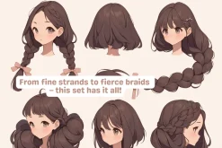 Procreate Ultimate Hair Brushes