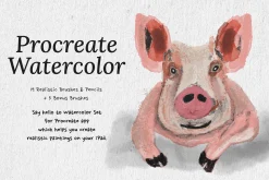 Procreate Watercolor Set