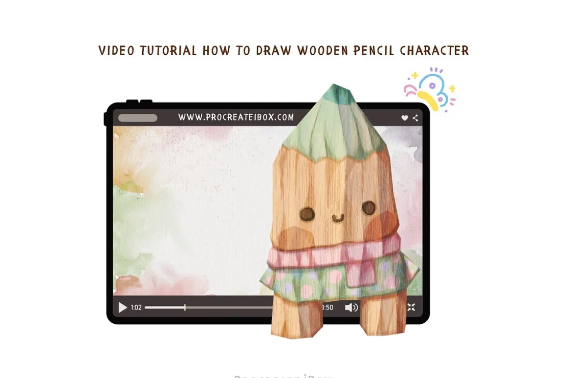 Procreate wood carving brushes