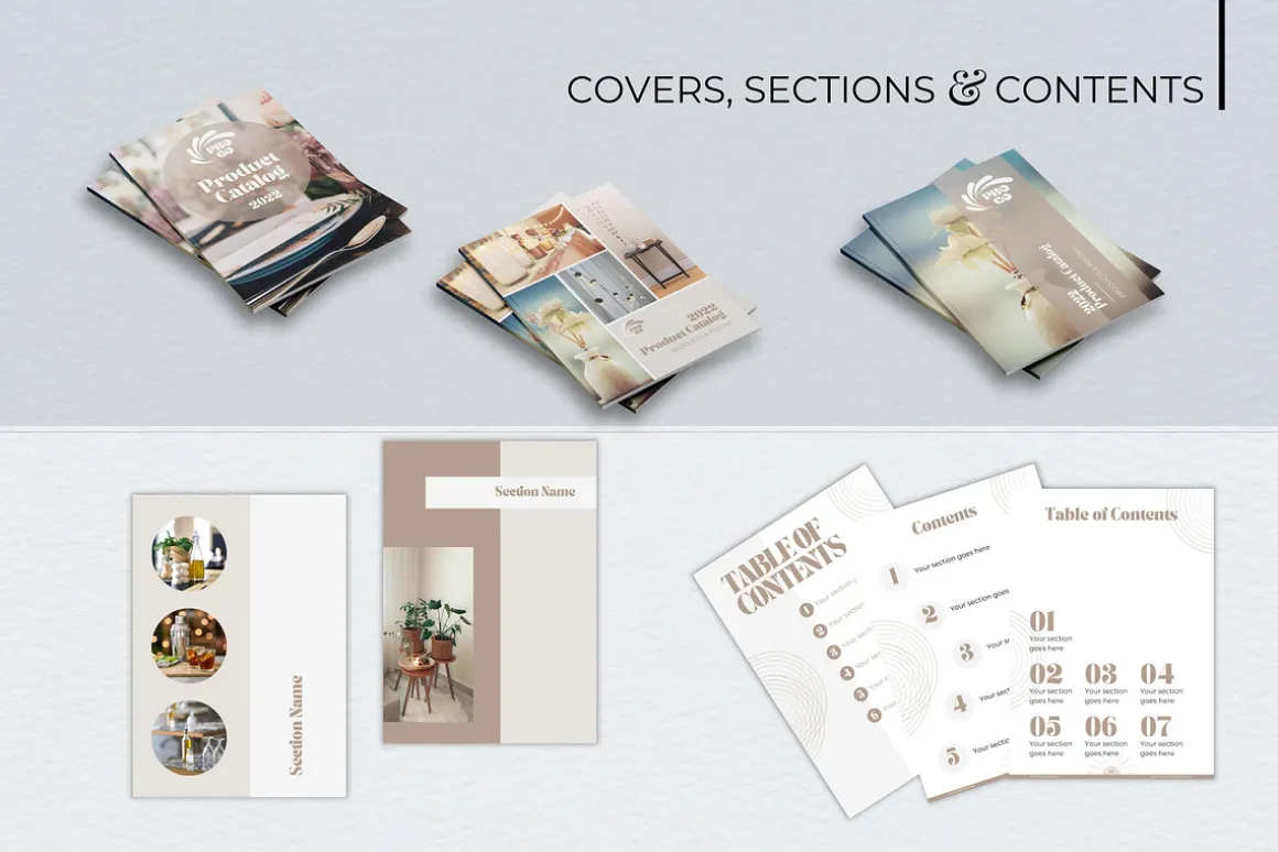 Product Catalog Canva Template