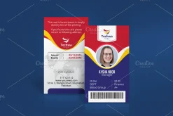 Professional Office ID Card Design
