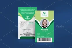 Professional Office ID Card Design