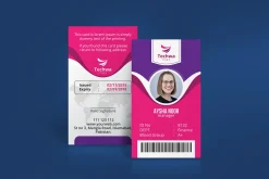 Professional Office ID Card Design
