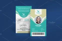 Professional Office ID Card Design
