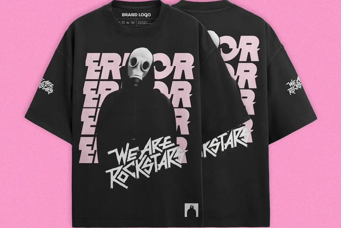 Professional oversize T-Shirt Mockup