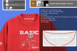 Professional oversize T-Shirt Mockup