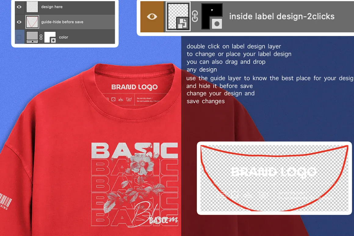 Professional oversize T-Shirt Mockup