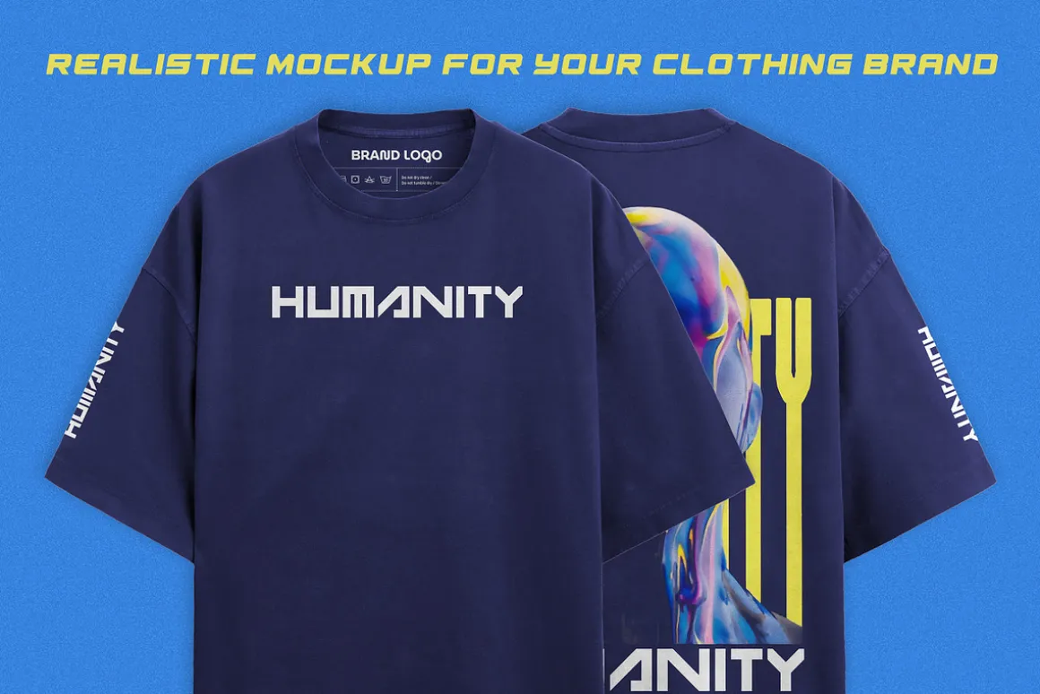Professional oversize T-Shirt Mockup