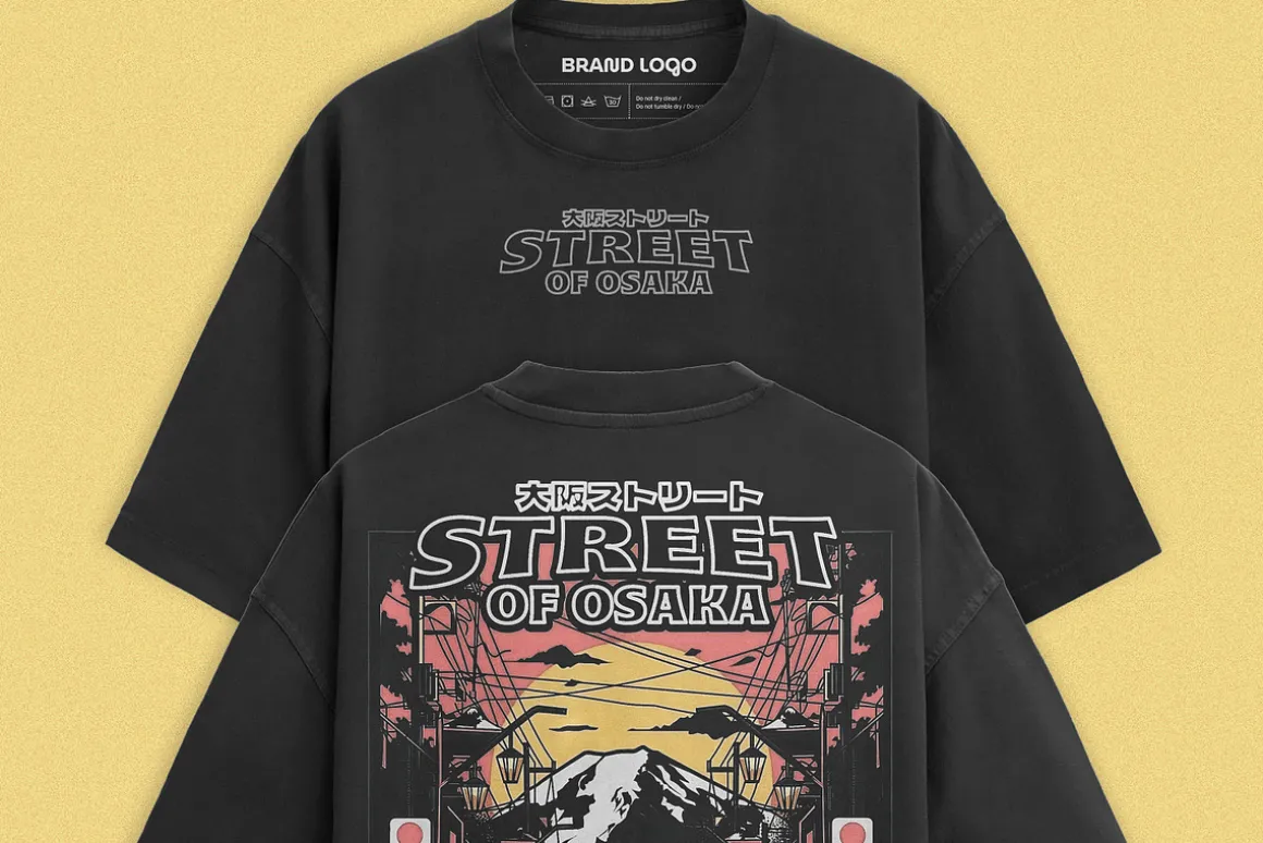 Professional oversize T-Shirt Mockup