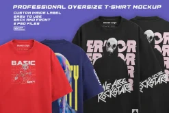 Professional oversize T-Shirt Mockup