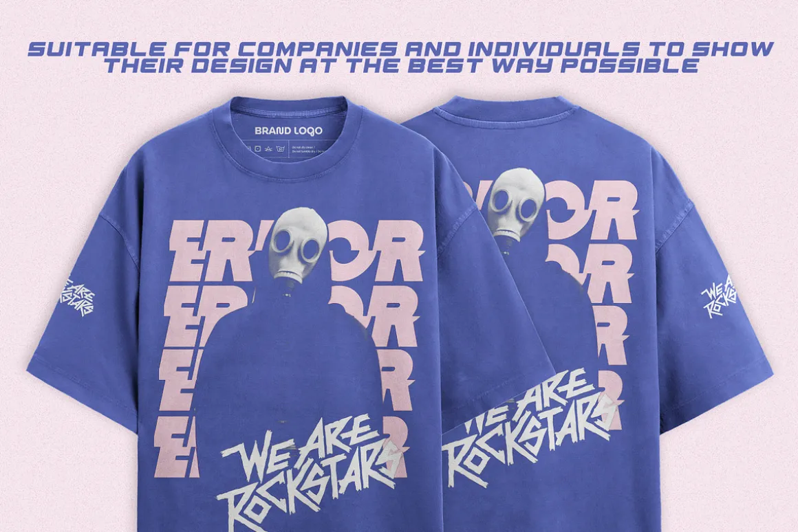 Professional oversize T-Shirt Mockup