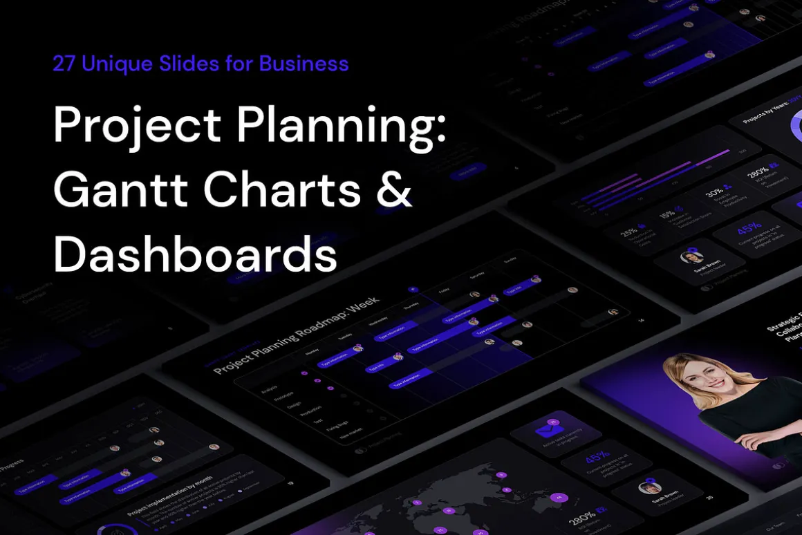 Project Gantt Charts & Dashboards KN