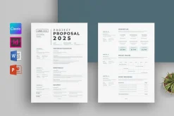 Proposal | Canva MS Word & Indesign