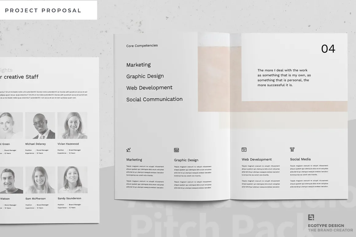 Proposal Pitch Pack