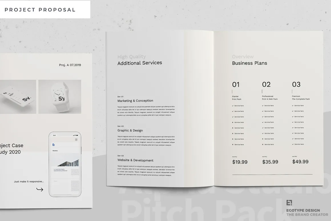 Proposal Pitch Pack