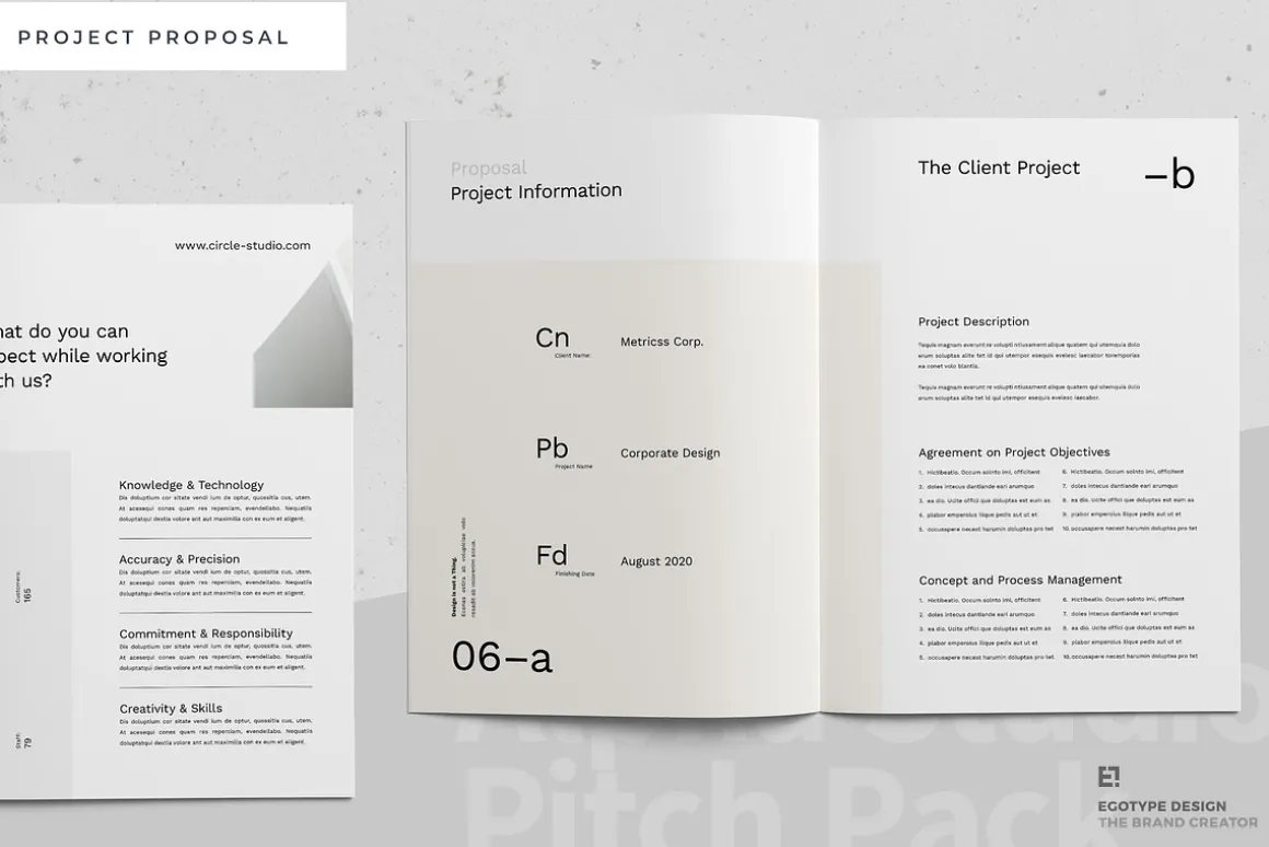Proposal Pitch Pack