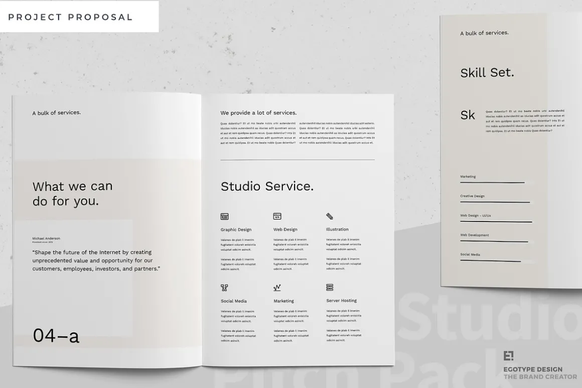 Proposal Pitch Pack