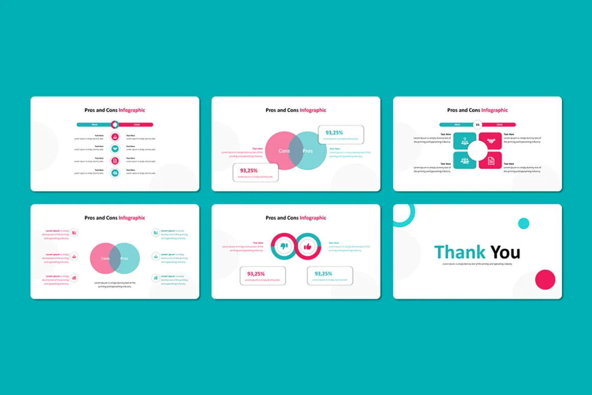 Pros and Cons Infographic - Keynote