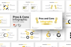 Pros Cons Infographic - PowerPoint