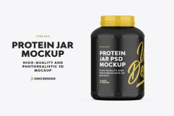 Protein Jar Mockup