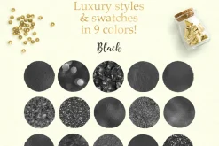 (PS+AI) Watercolor & Metallic Box