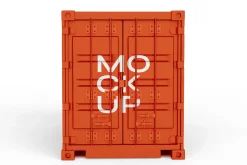 PSD Container Mockup For Branding