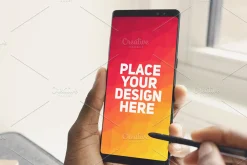 12 PSD Galaxy Note 8 Mock-up Pack